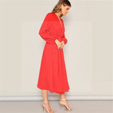 robe-longue-style-boheme-orange de qualite