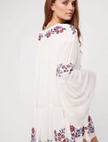 robe-style-boheme-hippie-chic-blanche de bohemienne